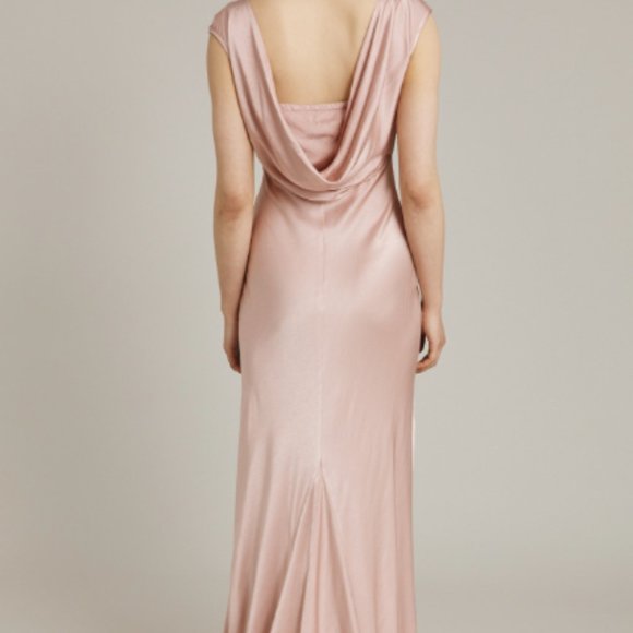GHOST LONDON - OLIVIA SATIN MAXI DRESS - Picture 3 of 6